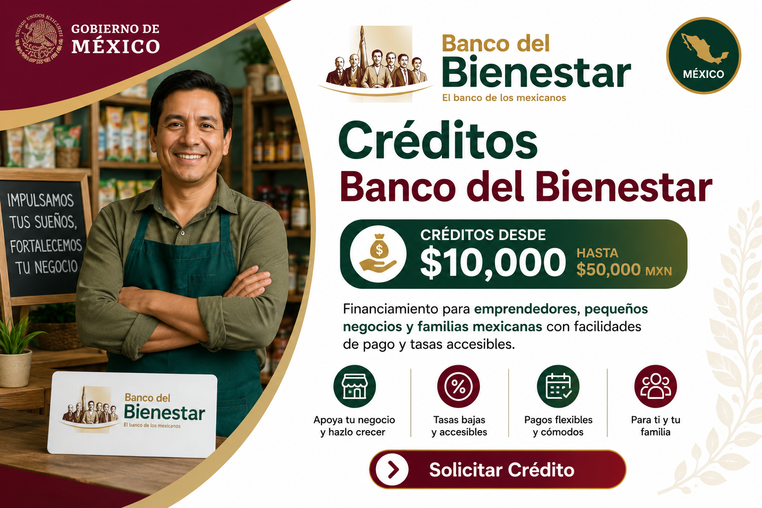 Créditos Banco del Bienestar