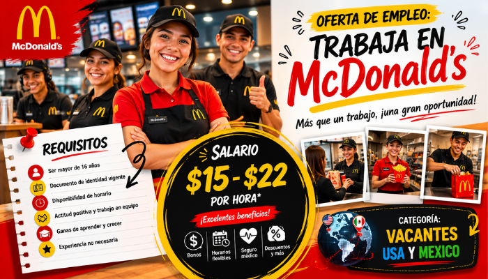 Trabaja en McDonald’s