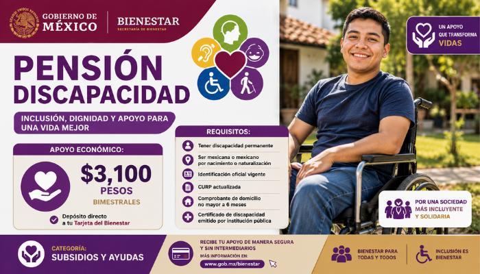 Pensión Discapacidad